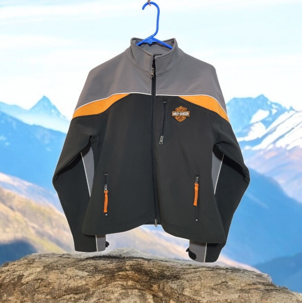 Harley Davidson Woman's size M Screaming Eagles biker riding jacket. SEE MORE..